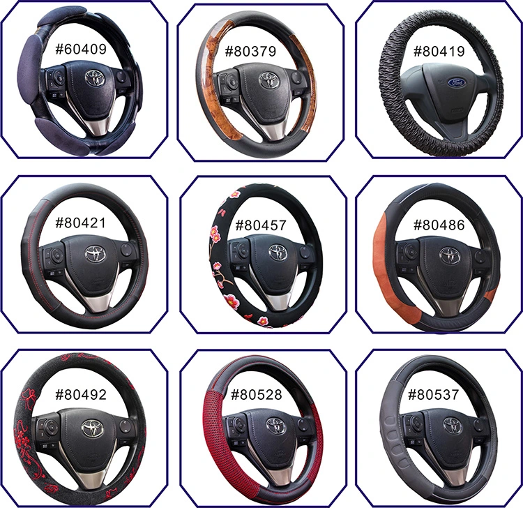 Luxury Genuine Real Leather Car Steering Wheel Cover