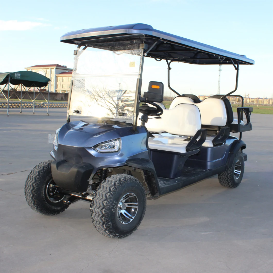 2/4/6/8/10 Seater/Seat/Passenger Lead Acid/Lithium Battery Electric Golf Cart, Golf Buggy, Golf Car, Club Car with Folded Backseat Storage Box with CE and DOT