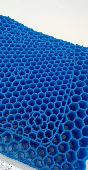 Auto Accessory Breathable Honeycomb Silicone Gel Seat Cushion for Car/Wheelchair