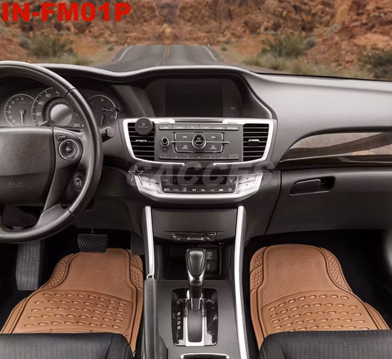 All Weather Protection Carpet Car Floor Mats for Car SUV & Truck Black 4PCS Set (Front & Rear)