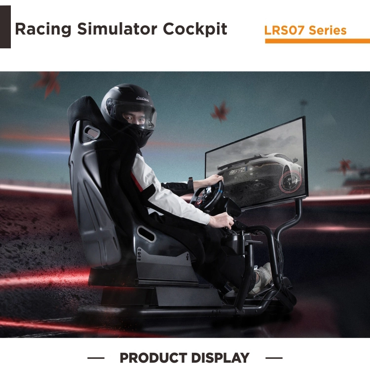 High Quality Customized Race Wheel Stand Gaming Car Driving Racing Simulator Cockpit with Seat