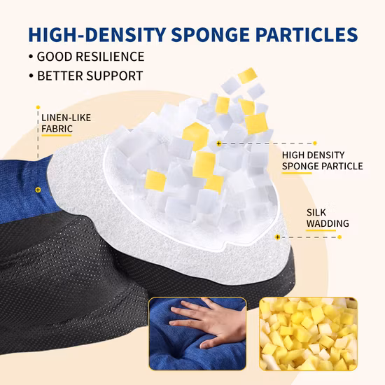 Linen Fabric Office Chair Cushion