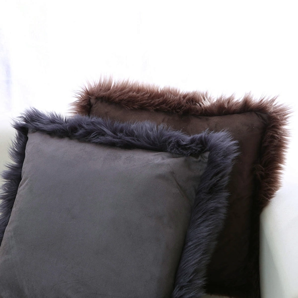 Long Hair Modern Travel Pillows Sofa Cushions for Home/Seat/Car/Hotel