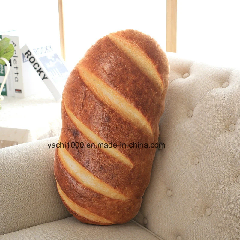 Creative Bread Shaped Stuffed Back Cushion