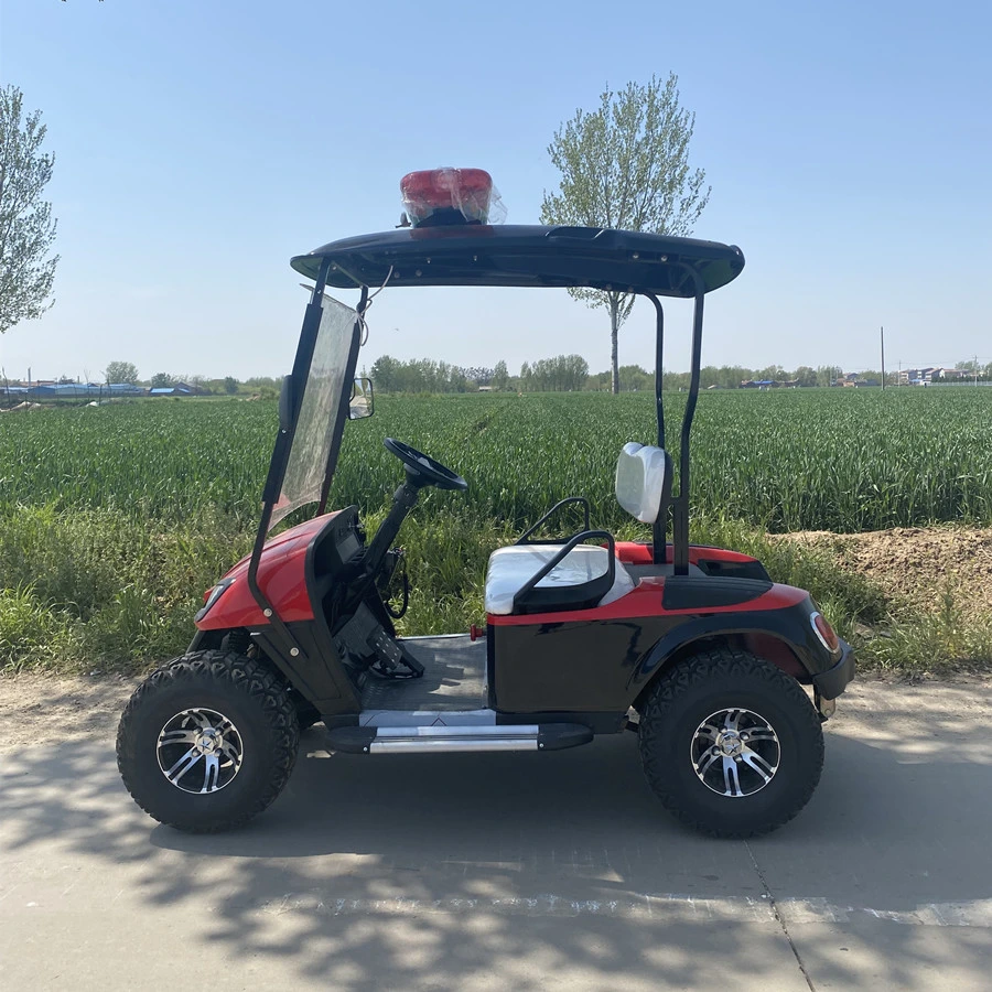 New Arrival 2022 Style D for Exclusive Partner New Design Qk2022K-2-G Factory 2 Seat Sightseeing Bus Club Cart Electric Golf Buggy Hunting Cart with CE DOT