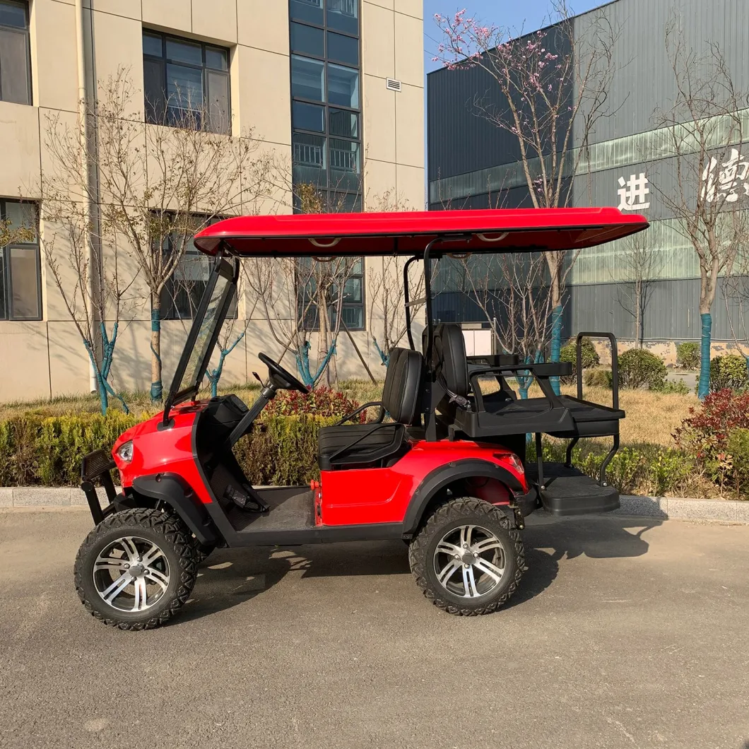 China Manufacturer Wholesale 100/120km Mileage Lead Acid/Lithium Battery 48V/60V/72V 2, 4, 6, 8, 10 Seats/Seater Hunting Golf Cart/Buggy/Car, Club Car