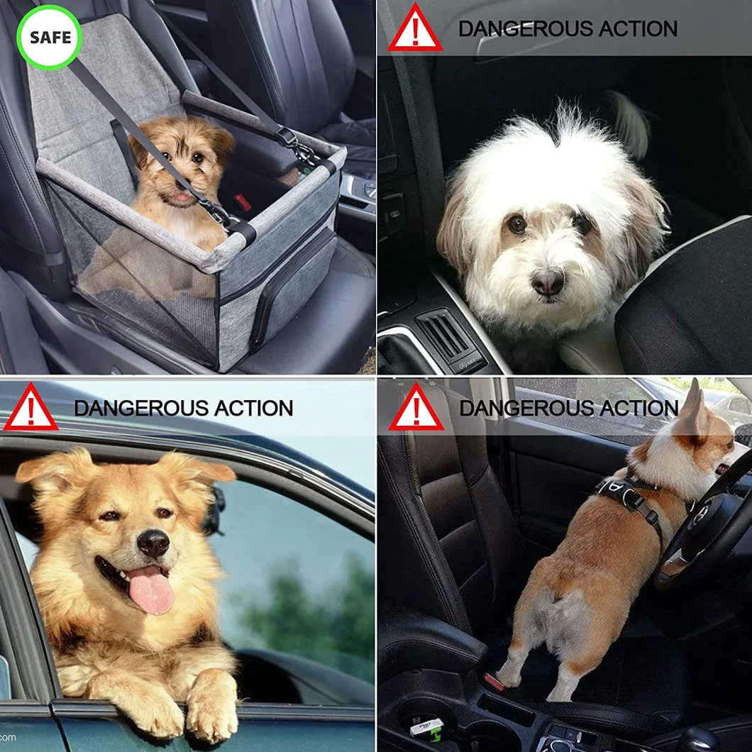 Small and Medium Dogs Hommock Breathable and Foldable Pet Car Basket Waterproof Pet Car Cover Seat