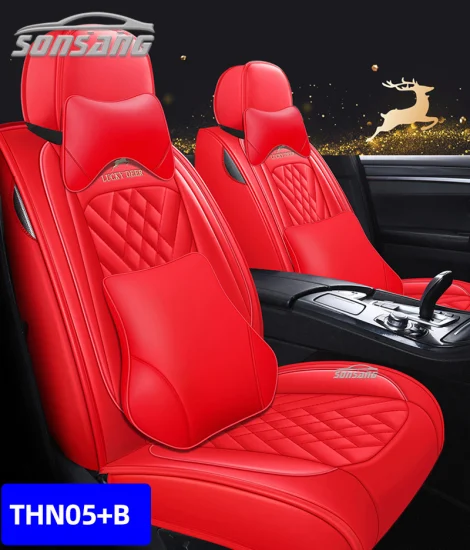 Luxury Universal Leather Auto Car Seat Cover Full Seat Cover Cushion