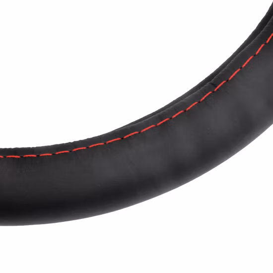 Leather Auto Car Steering Wheel Cover Red