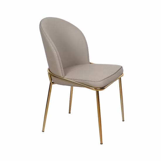 New Product Promotion Hotel Nordic Luxury for Dining Classic Chairs Gold Leg