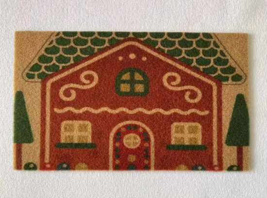 Outdoor Personalized Door Mats with PVC Backing Custom Logo Doormat for Home