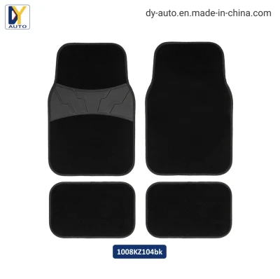 All Weather Protection Carpet Car Floor Mats for Car SUV & Truck Black 4PCS Set (Front & Rear)