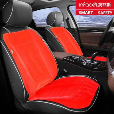 Car Interiorcar Accessory Universal DC12V Red Heating Cover Pad Winter Auto Heated Car Seat Cushion for All 12V Vehicle